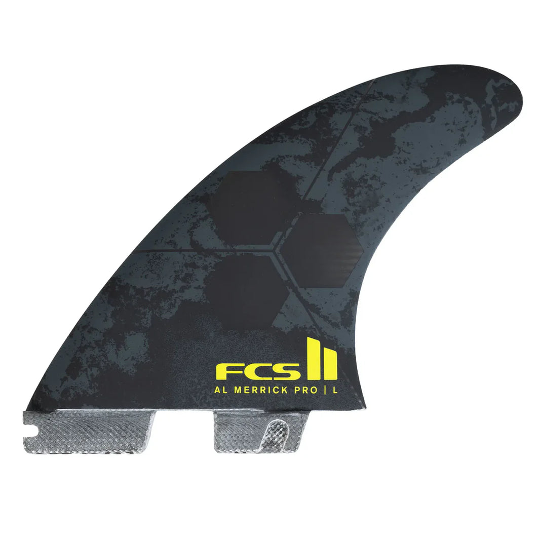 FCS II AM PG BLACK/ACID TRI FINS