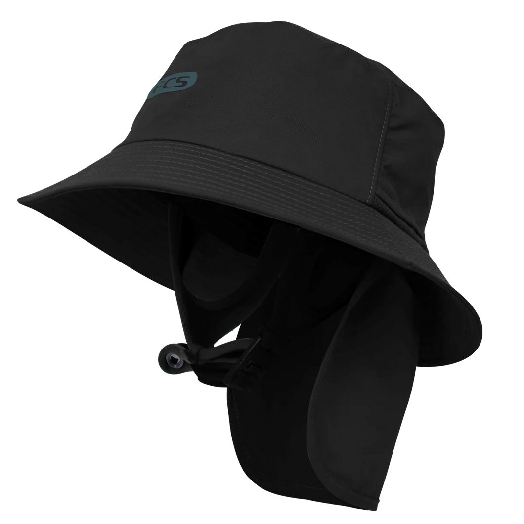 Essential Surf Bucket Hat - Black/TEAL