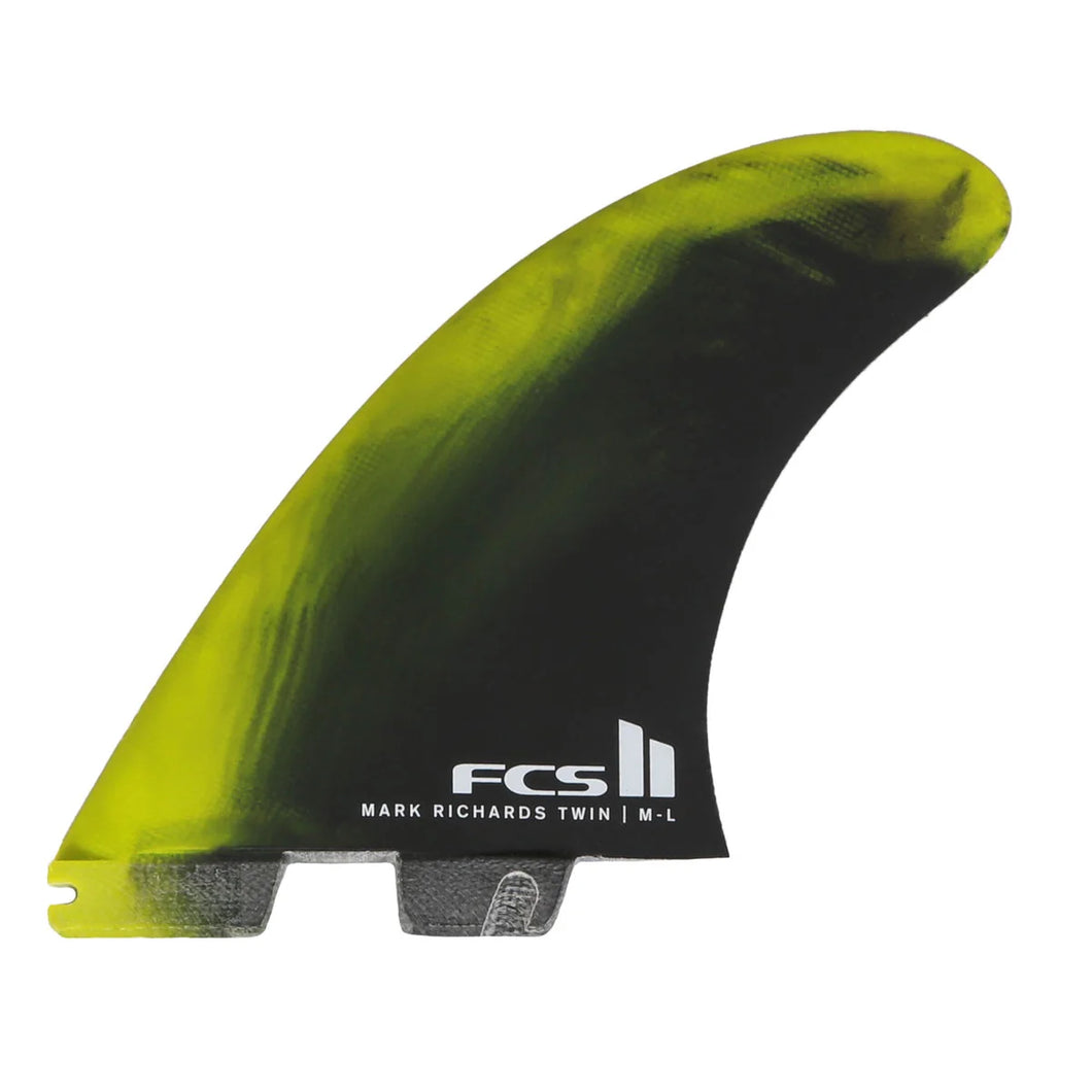 FCS II MR TWIN+1 PC FIN - LIME/BLACK