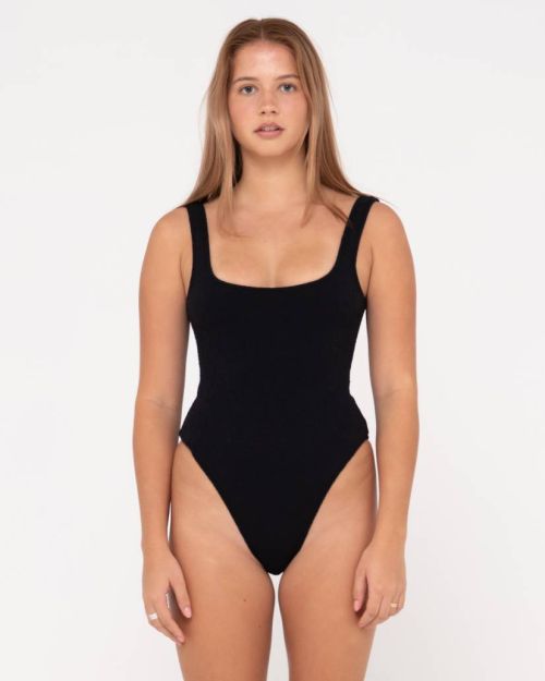 SANDALWOOD RETRO ONE PIECE - BLACK