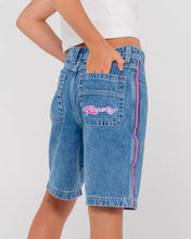 Load image into Gallery viewer, FLIP GIRL LOW RISE WIDE LEG DENIM JORT
