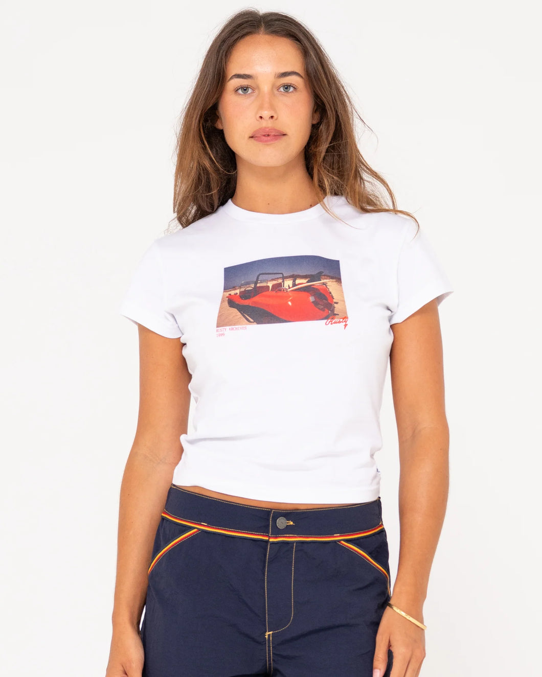 ROAD TRIP SHORT SLEEVE SKIMMER TEE