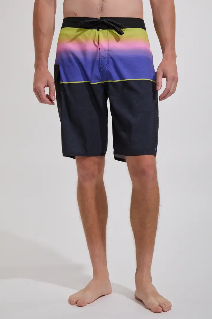 DAWN PATROL BOARDSHORT - BLACK WAVE