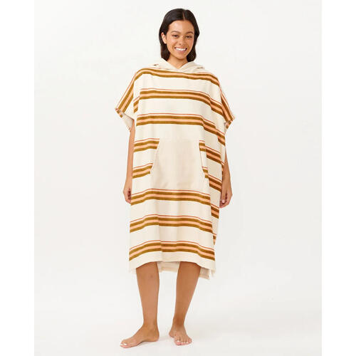 MIXED HOODED TOWEL - BRONZE