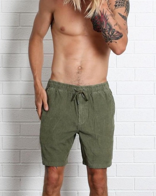 WHALER CORD SHORT - Military